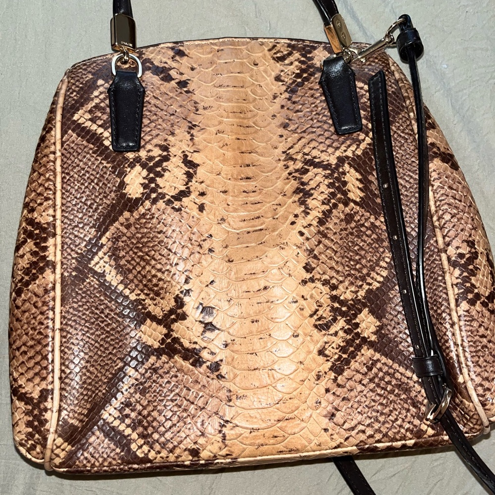 Coach Snakeskin Patterned Bag - image 4